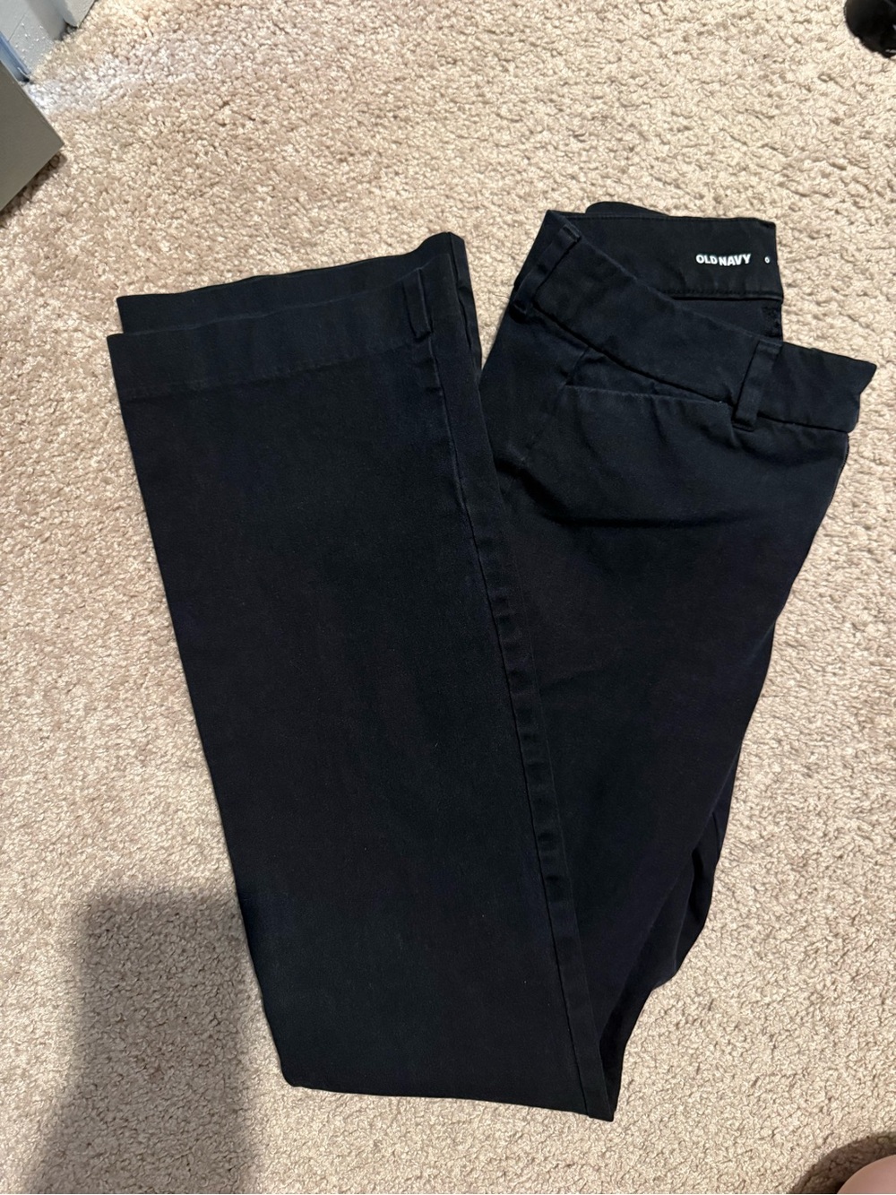 Old Navy Women’s Black Flare-Leg Slacks